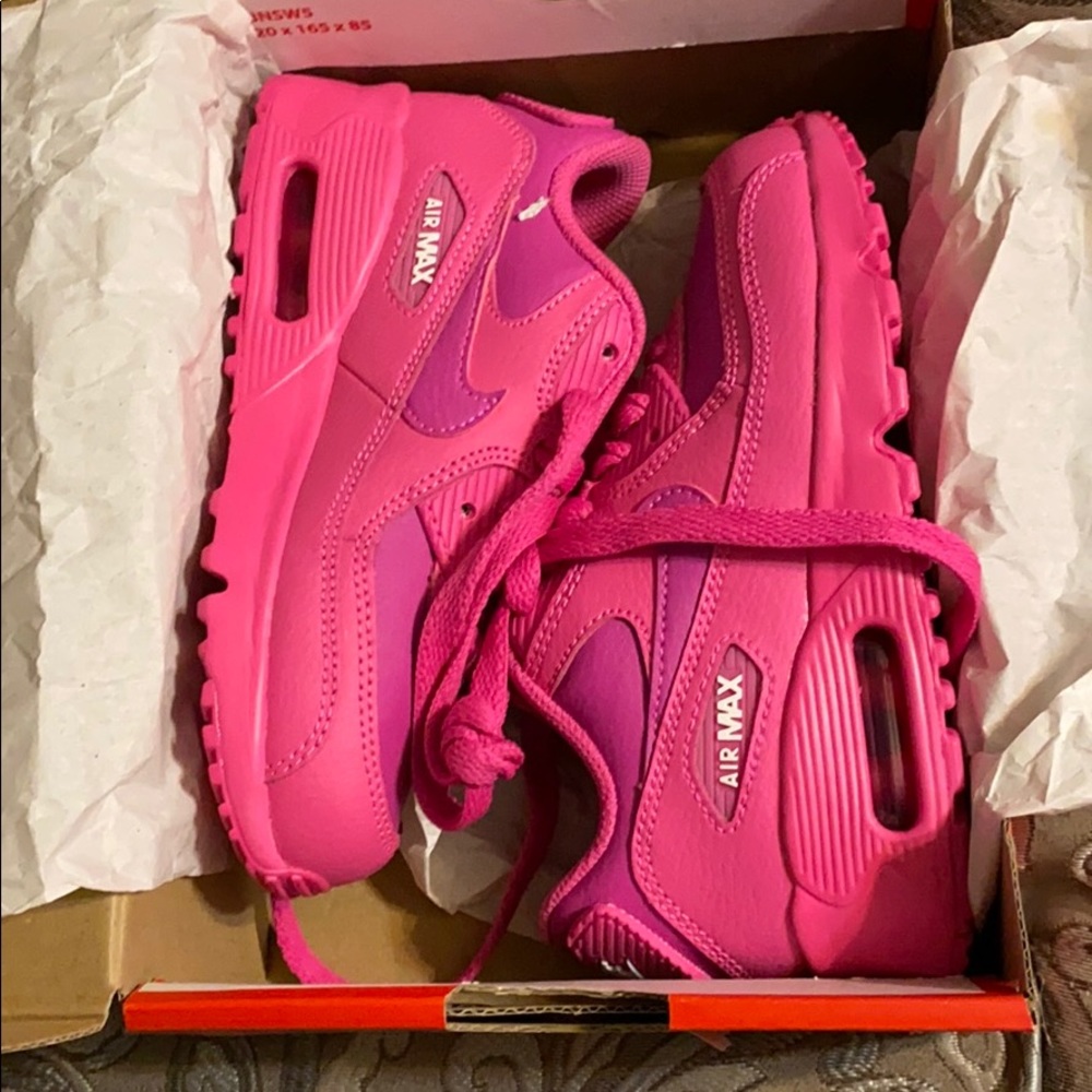 Kids Air Max 90 size 11c pink